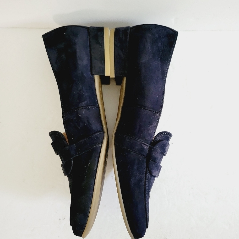 NEW Paul Green Blue Suede Leather Super Soft Loafers Size 6 - Picture 5 of 8